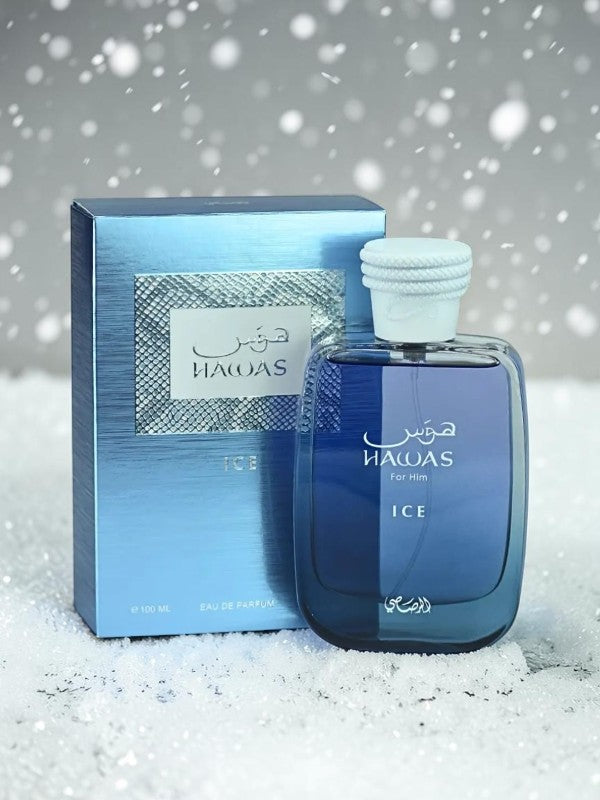 Rasasi Hawas Ice – Fresh & Icy Masculine Energy